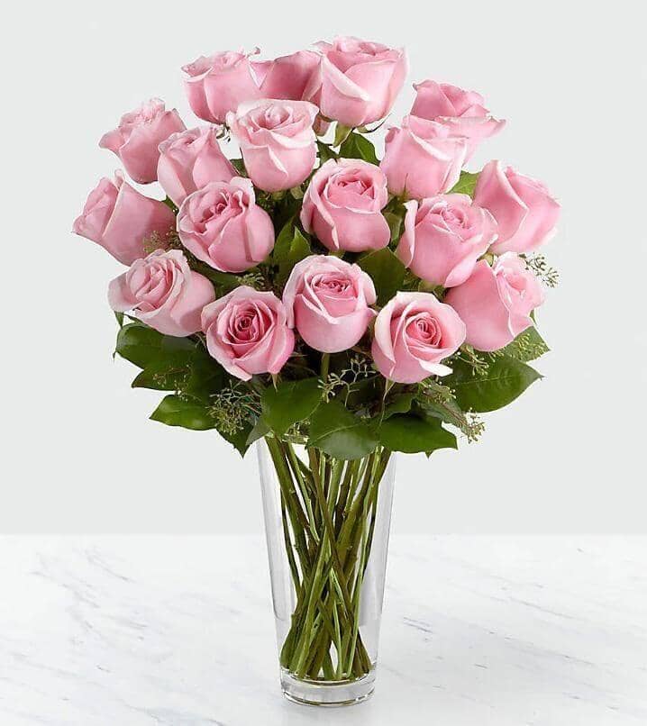 12 Stems Pink Rose Arrangement™